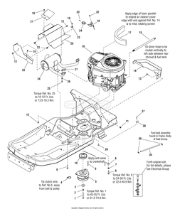 Engine Group - 26hp Briggs And Stratton (7501564) Diagram and Parts List for 7800538 (C950-60928-0)(2009) Briggs and Stratton Lawn Tractor